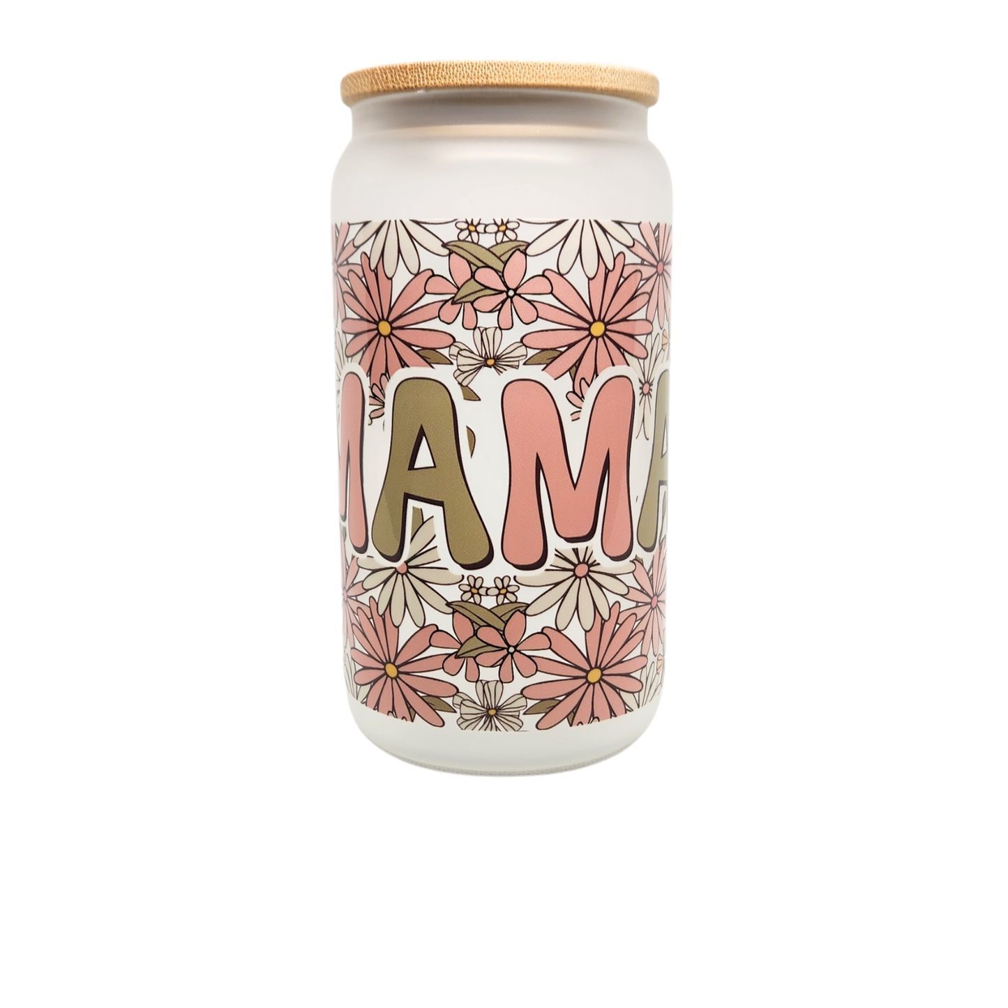 Mama Tumbler - simple pink floral design