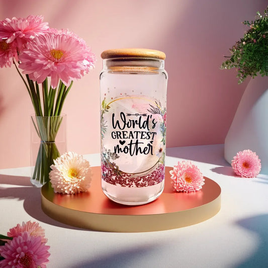 Dazzling Design: The Perfect Glass Tumbler for Mom